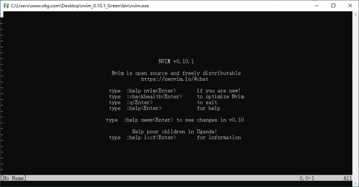 Neovim文本编辑器v0.10.3绿色版